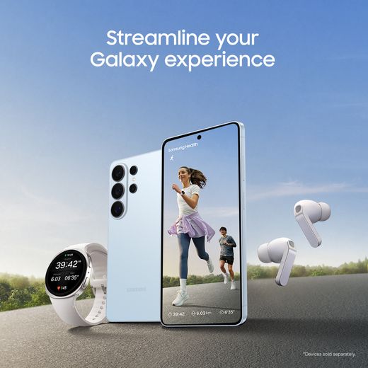 Samsung Galaxy S26 Ultra 512GB Smartphone in Sky Blue - Annotation - Streamline experience